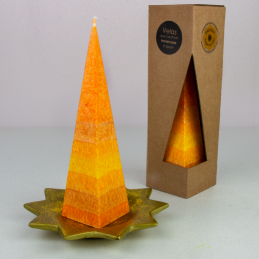 Vela Pirámide Naranja 2º...