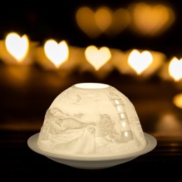 Portavela Faro de luz...