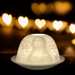 Portavela Dome Light Mona Lisa