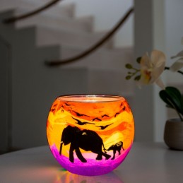 Portavela cristal...