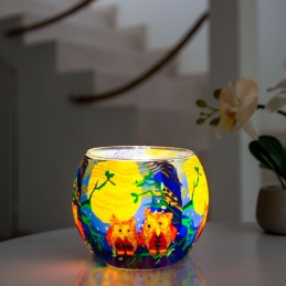 Portavela cristal...