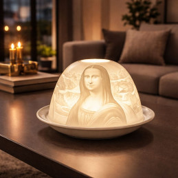 Portavela Dome Light Mona Lisa